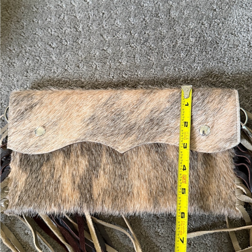 Re-Ride Stories cowhide clutch - Picture 5 of 7